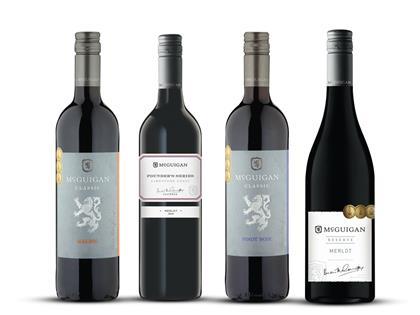 Wine producer McGuigan expands portfolio with four reds