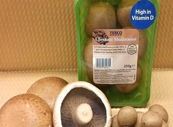 Tesco Launches Vitamin D-enriched Mushrooms For Winter